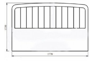 Кровать Песаро (PESARO) 150х200 PESR-26-160