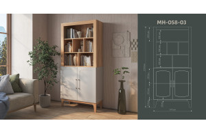 Шкаф комбинированный в гостиную Танаро МН-058-03